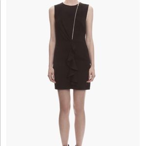 Sandro Roucoule ruffle and zipper Dress